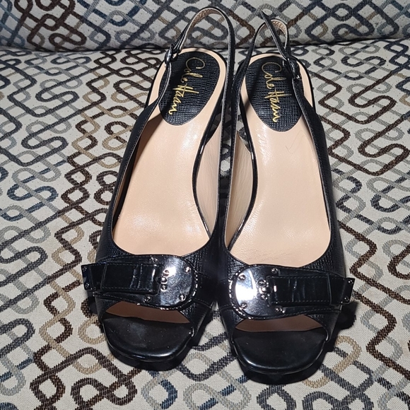 Cole Haan womens slingback heels size 8.5B - Picture 3 of 7